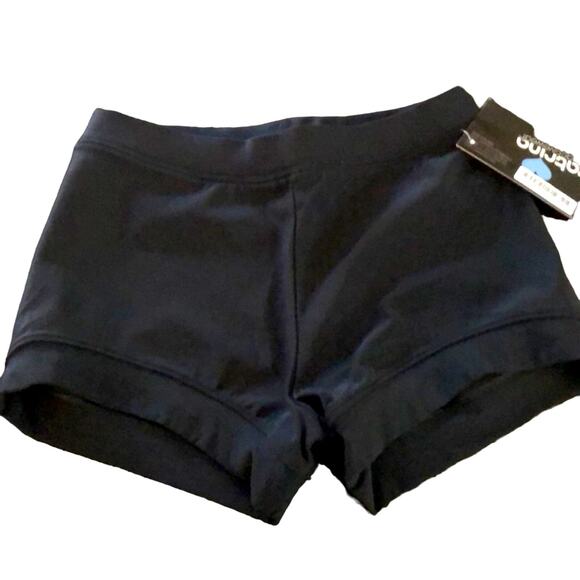 Katrina Activewear Black Booty Dance Shorts Size Small Stretchy - Picture 1 of 4